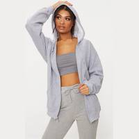Pretty Little Thing Zip Up Hoodies for Women