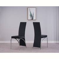 Modernique Black Dining Chairs
