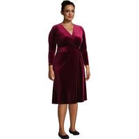 Land's End Plus Size Red Dresses