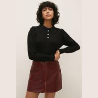 Oasis Fashion Women's Faux Leather Skirts