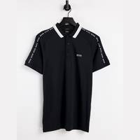 BOSS Athleisure Men's Black Polo Shirts