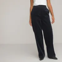 La Redoute Women's Wide Leg Corduroy Trousers