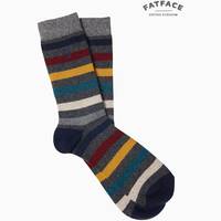 Fat Face Striped Socks for Men
