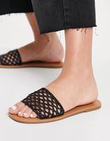 ASOS Women's Black Ankle Strap Sandals