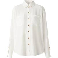 Burberry Women's Silk White Shirts