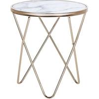 ManoMano UK Glass And Metal Side Tables