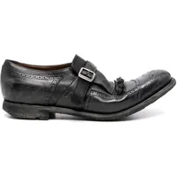 FARFETCH Church's Men's Black Monk Shoes