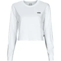 Vans Women's White Long Sleeve Crop Tops