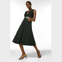 Karen Millen Women's Black Midi Dresses