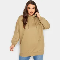 Yours Clothing Women's Brown Hoodies