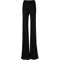 Rick Owens Women's Ribbed Wide Leg Trousers