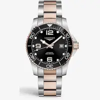 Longines Black And Rose Gold Mens Watches