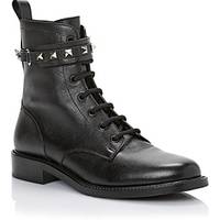 Valentino Garavani Women's Leather Lace Up Boots