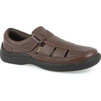 Pavers Shoes Mens Brown Leather Shoes