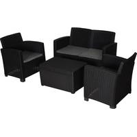 Outsunny Black Rattan Furniture