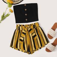 SHEIN Belted Shorts for Women