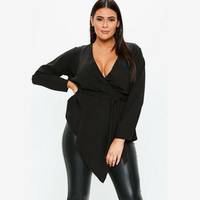 Missguided Plus Size Wrap Tops