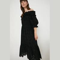 Warehouse Women's Black Midi Dresses