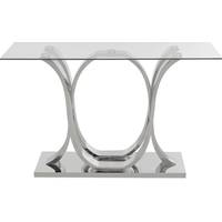 LUXE Interiors Glass Console Tables