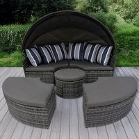 Wilko Sun Loungers With Canopy