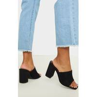 PrettyLittleThing Suede Mules for Women