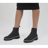 Toms Uk Women's Black Lace Up Boots