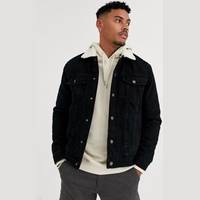 bershka black denim jacket