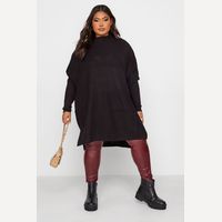 Yours Clothing Women's Black Jumpers