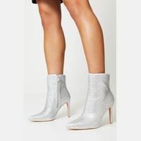 Coast Womens Silver Ankle Boots