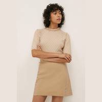 Oasis Fashion Women's Leather Mini Skirts
