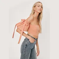 NASTY GAL Women's Bardot Top