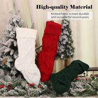 LIFCAUSAL Knitted Christmas Stockings