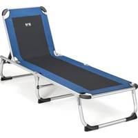 B&Q Polyester Fabric Sun Loungers