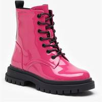 BE YOU Women's Patent Leather Boots