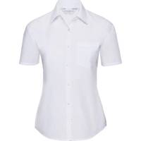 Russell Women's White Short Sleeve Shirts