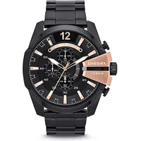 Jacamo Black And Rose Gold Mens Watches