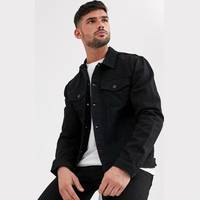 New Look Men's Black Denim Jackets