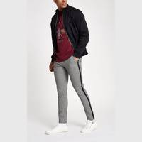 River Island Check Trousers for Men