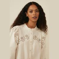 Oasis Fashion Women's Broderie Shirts