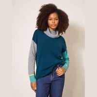 White Stuff Women's Navy Cashmere Jumpers