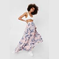 NASTY GAL Women's Pink Pleated Skirts