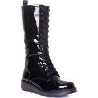 Shoe Zone Patent Leather Boots for Women
