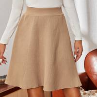SHEIN Women's Khaki Skirts