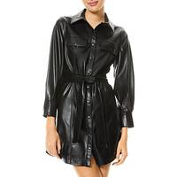 Bloomingdale's Women's Leather Shirt Dresses