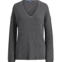 Ralph Lauren Womens V Neck Sweaters