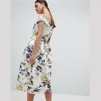 Closet London Floral Midi Dress