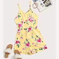 SHEIN Floral Playsuits for Women