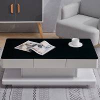 Living and Home Glass Coffee Tables