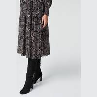 Izabel London Womens Floral Dress With Sleeves