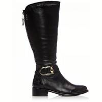 Moda In Pelle Women's Black Leather Boots